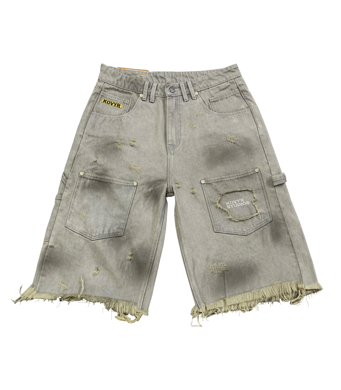Distressed Denim Jorts